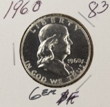 1960 Proof Franklin Half Dollar