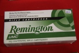 1 Box of 20, Remington, 223 Rem 55 gr MC