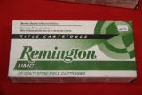 1 Box of 20, Remington, 223 Rem 55 gr MC