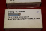 1 Box of 50, Flying~A~Ranch, 38 Spl