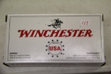 1 Box of 50, Winchester 9 mm Luger 115 gr MJ