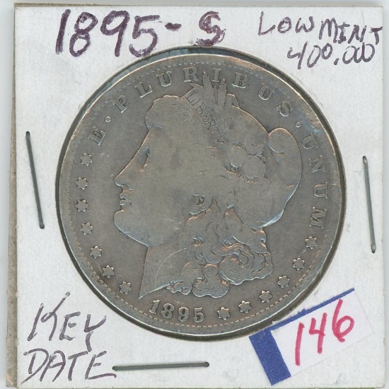 1895-S MORGAN DOLLAR