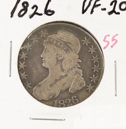 1826 BUST HALF DOLLAR