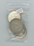 3.50 FACE 90% SILVER HALF DOLLARS