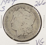 1904-S MORGAN DOLLAR - VG