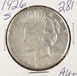 1926 - S PEACE DOLLAR - AU+