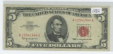 SERIES OF 1953 - FIVE DOLLAR