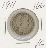 1911 - BARBER QUARTER - VG