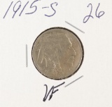 1915-S BUFFALO NICKEL - VF