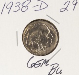 1938 - D BUFFALO NICKEL - BU