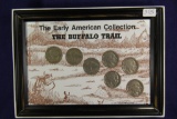 BUFFALO TRAIL SET - 7 BUFFALO NICKELS