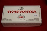 1 Box of 50, Winchester 9 mm Luger Match
