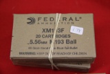 2 Boxes of 20, Federal 5.56 mm M193 Ball