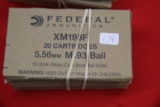 2 Boxes of 20, Federal 5.56 mm M193 Ball
