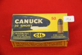 1 Box of 50, Canuck 32 Short 80 gr