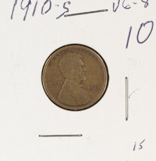 1910-S LINCOLN CENT