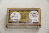 1 Box of 31, Western Lubaloy 22 LR Copper Case