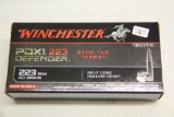 1 Box of 20, Winchester Elite PDX1 223 Defender
