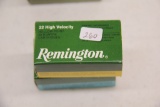 2 Boxes of 50, Remington 22 LR HP & Remington