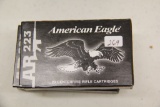 2 Boxes of 20, American Eagle 223 Rem 55 gr