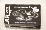 2 Boxes of 20, American Eagle 223 Rem 55 gr