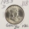 1953-D FRANKLIN HALF DOLLAR - BU