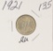 1921 - CANADIAN DIME - AU