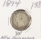 1894 - NEW FOUNDLAND 20 CENTS - VF