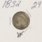 1832 - CAPPED BUST DIME - VF