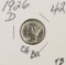 1926-D MERCURY DIME - BU