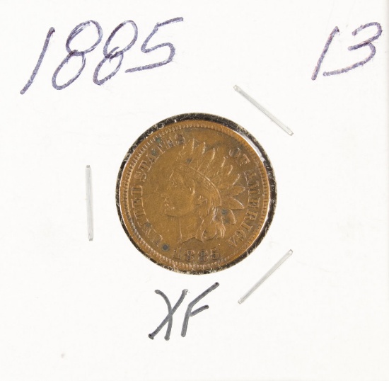1885- INDIAN HEAD CENT - XF