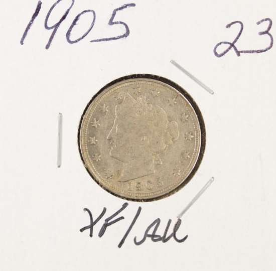 1905 - LIBERTY " V" NICKEL - XF