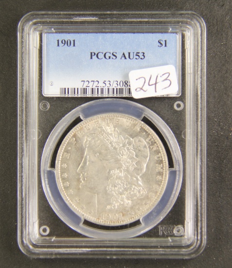 1901 - PCGS AU53 - MORGAN DOLLAR