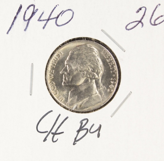 1940 - JEFFERSON NICKEL - BU