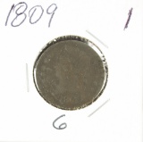 1809 CLASSIC HEAD HALF CENT - G