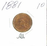 1881 - INDIAN HEAD CENT - AU