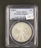 2006-P - PCGS MS70 - FRANKLIN SILVER DOLLAR