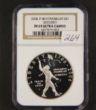 2006-P NGS PF69 ULTRA CAMEO FRANKLIN SILVER DOLLAR