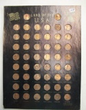 50 - COIN SET OF STATE STAMPED LINCOLN CENTS