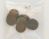 LOT OF 16 INDIAN HEAD CENTS