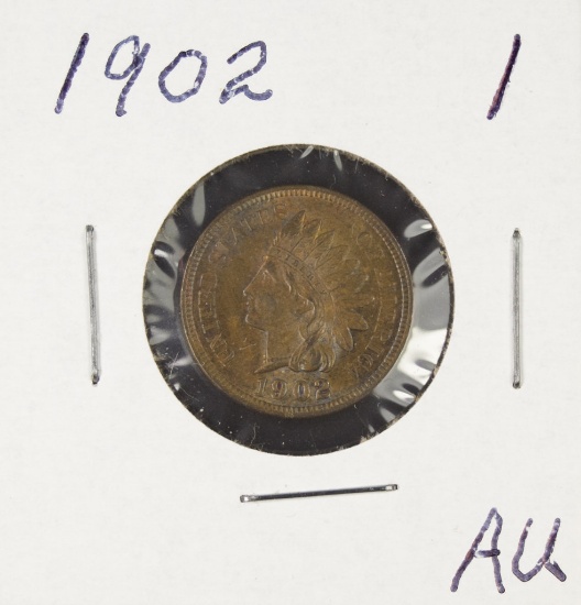 1902 - INDIAN HEAD CENT - AU