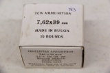 1 Box of 20, TCW 7.62 x 39 mm