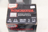 1 Box of 25, Winchester, AAHS, 28 ga, 2 3/4