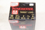 1 Box of 25, Winchester, AAHS, Target Load, 28 ga,