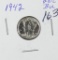 1942 - MERCURY DIME -UNC