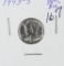 1943-S - MERCURY DIME -BU