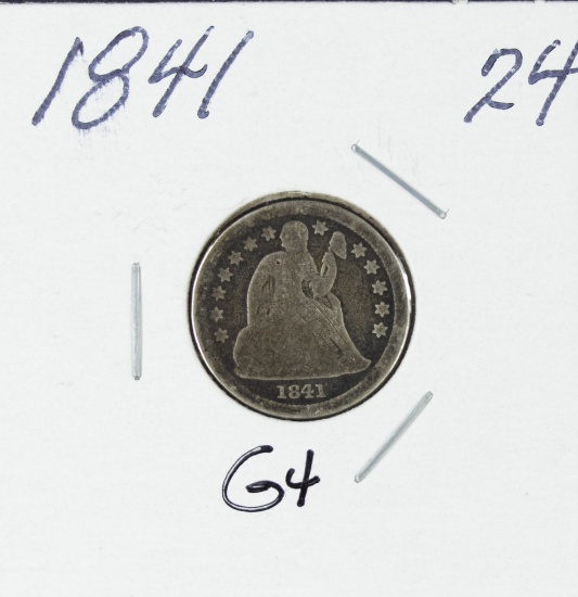 1841 - LIBERTY SEATED DIME - G+