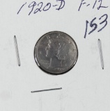 1920-S MERCURY DIME - F