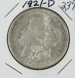 1921-D MORGAN DOLLAR - AU