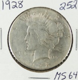 1928 - PEACE DOLLAR - UNC